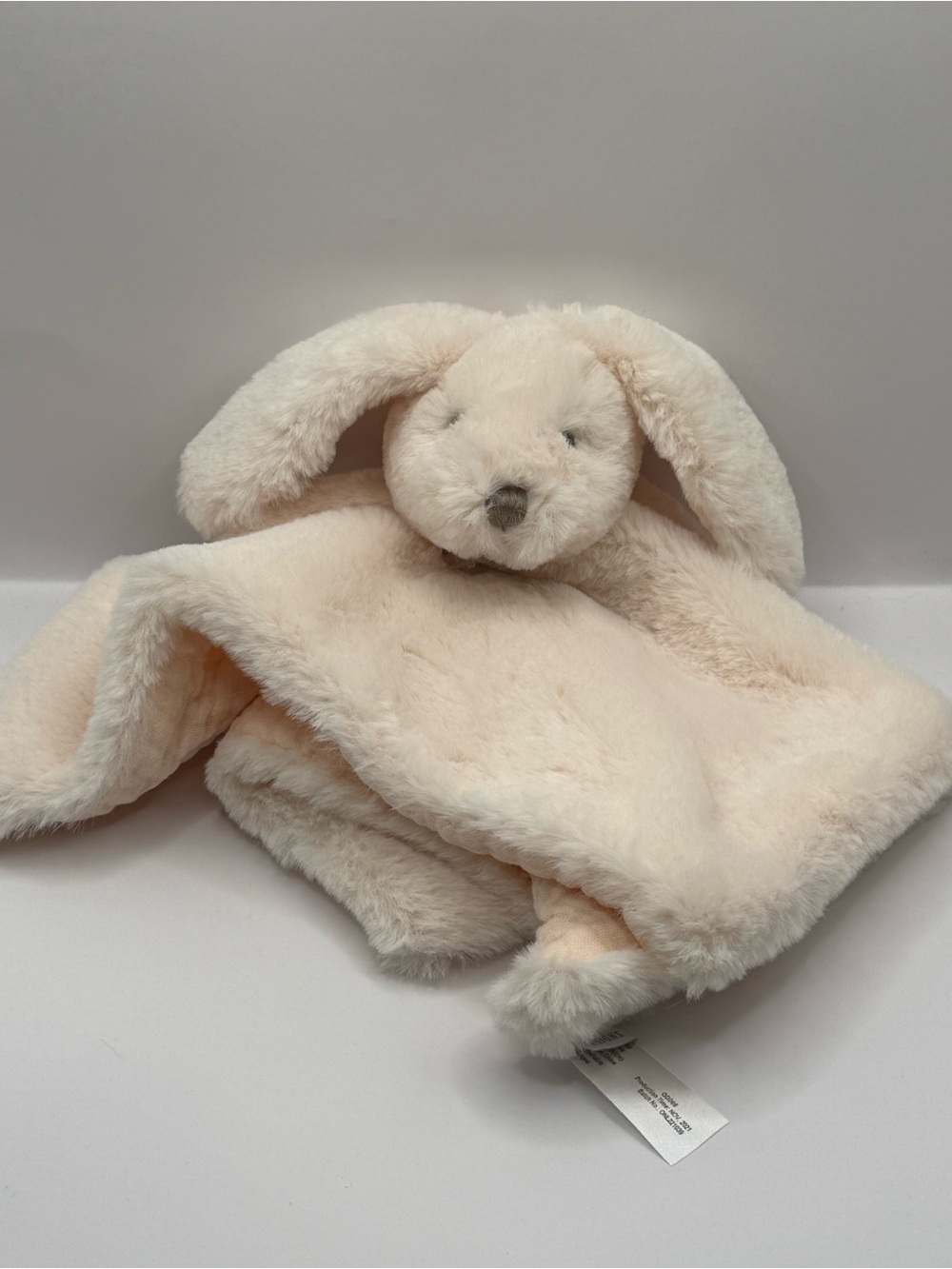 Mon Ami Designs Luxe Bunny Baby Lovey Security Blanket Plush